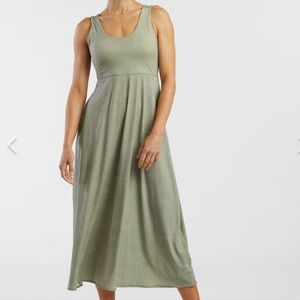 NWT Prana Lata Beach Dress Size XL Juniper Green Linea